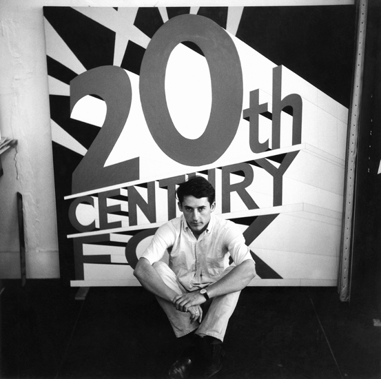 Ed Ruscha (1963), Echo Park Studio, Los Angeles, California, USA