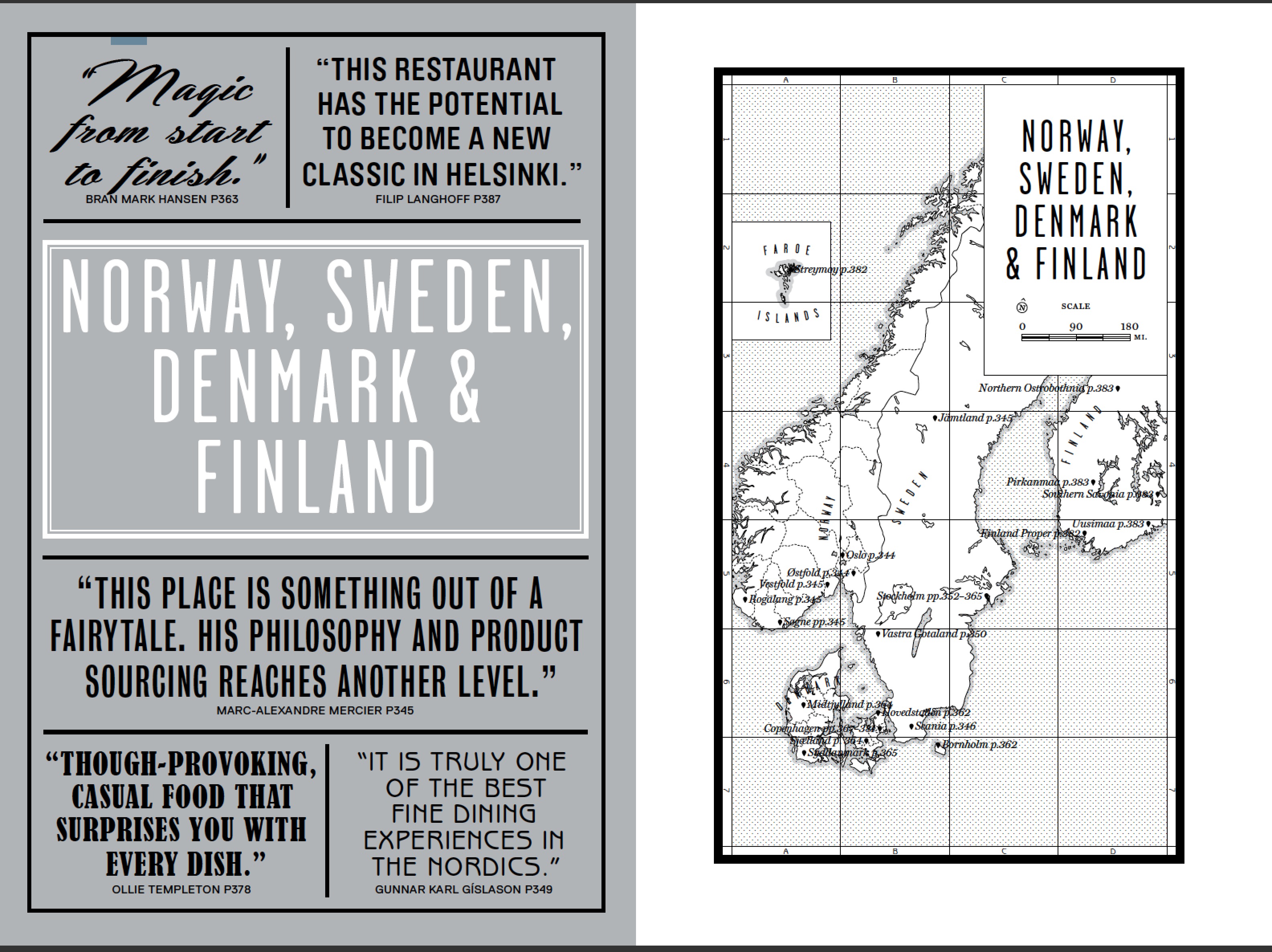 The Norway, Sweden, Denmark and Finland introduction from our new book Where Chefs Eat