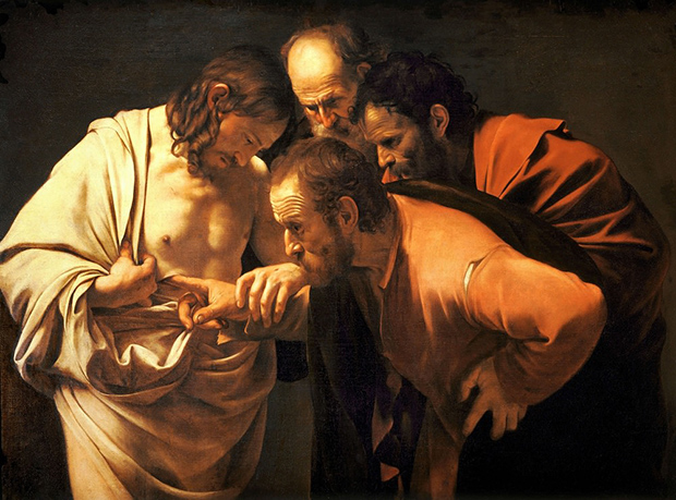The Incredulity of Saint Thomas (1601-1602) by Caravaggio