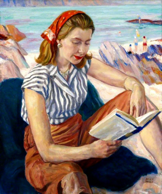 Summer (c. 1958) by Donald Moodie. All images from Reading Art