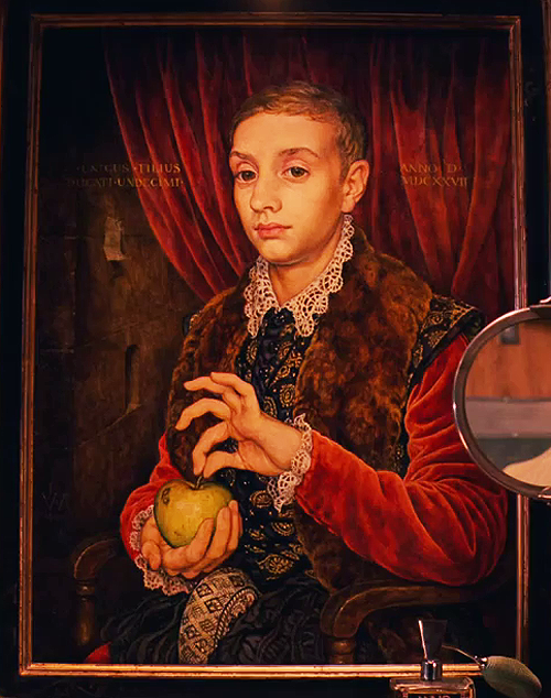 The Boy With The Apple, as seen in The Grand Budapest Hotel