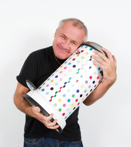 Damien Hirst and the Vipp bin