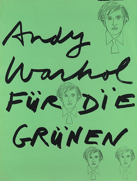 Warhol's 1978 Green Party poster