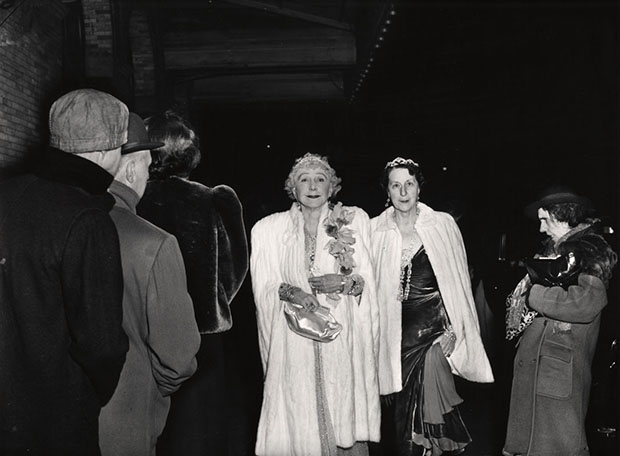 The Critic (1943) by Weegee as featured in The Photography Book