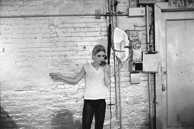 Edie Sedgwick using the only telephone in the Factory. From Factory Andy Warhol Stephen Shore.
All photographs 1965-7 © Stephen Shore