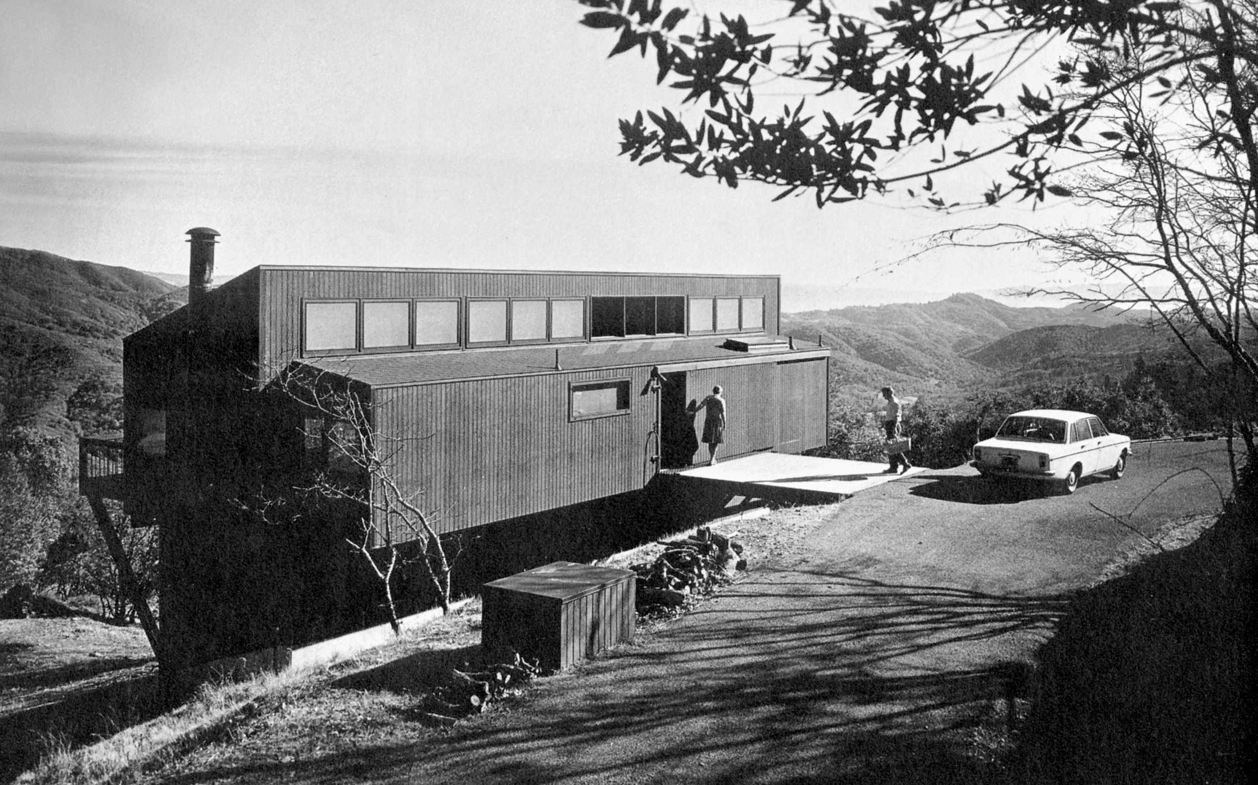 Schaefer House, Marquis & Stoller, Napa Hills, California, (US), 1969