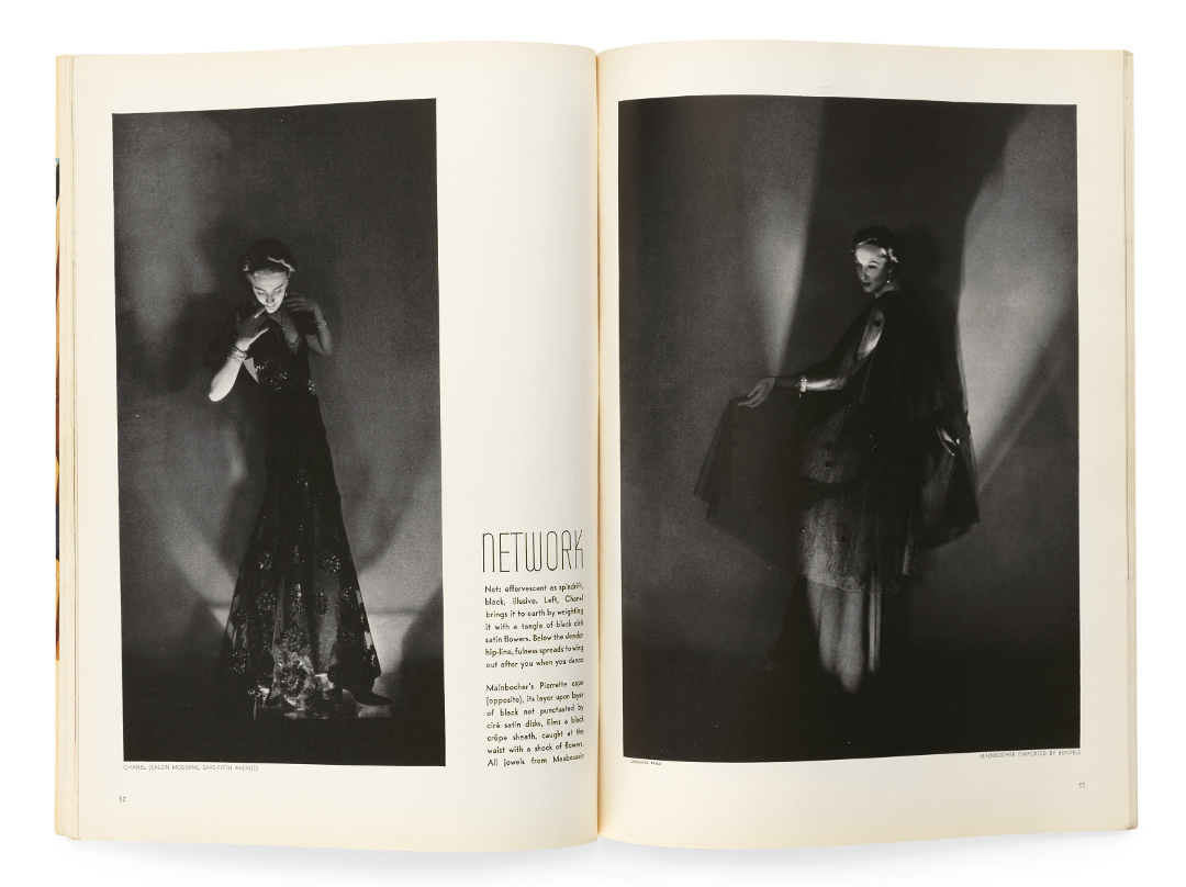 Hermann Landshoff's photographs from Vogue, January 1936, as reproduced in Issues