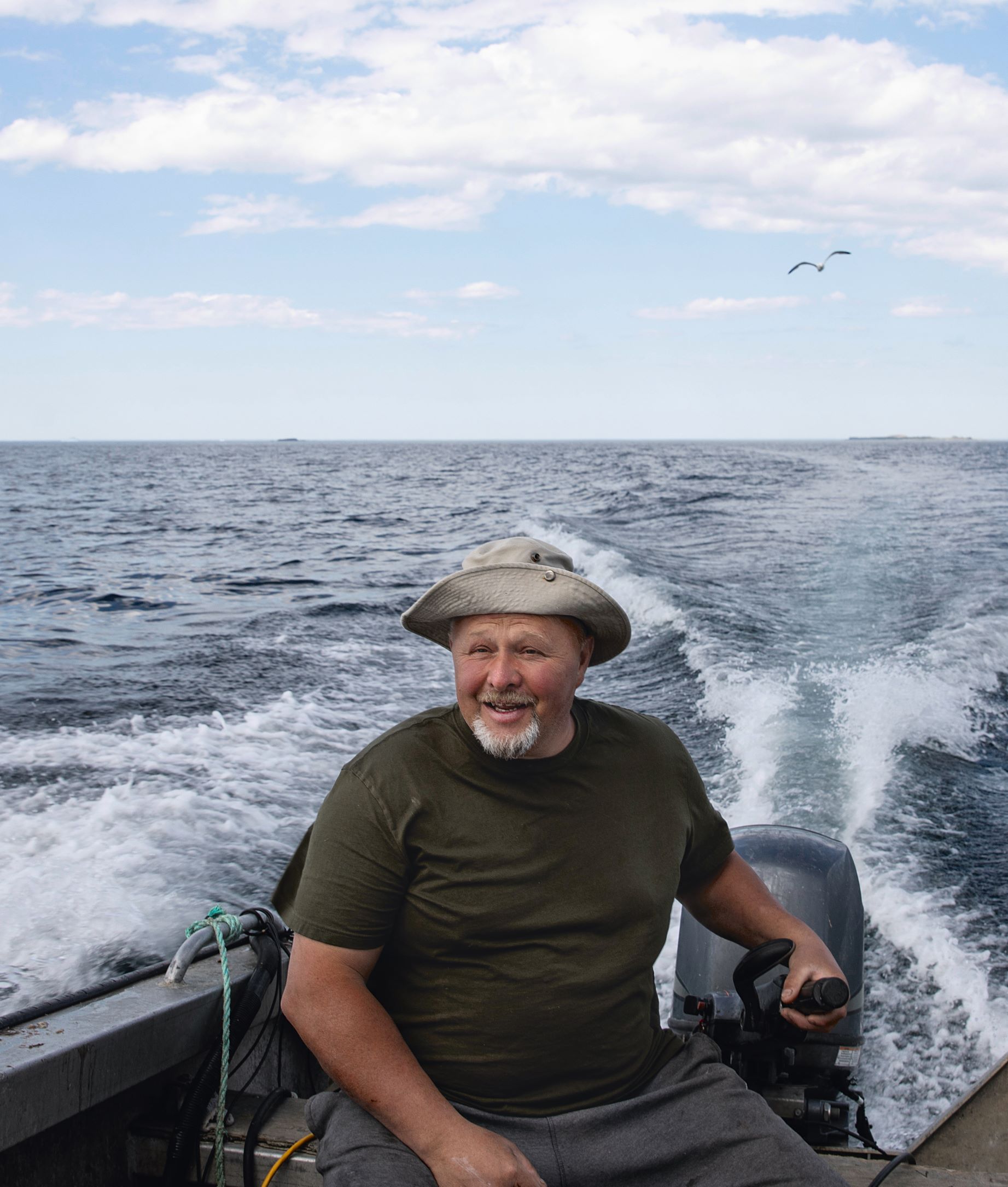 Bayman Jerry Hussey, as featured in Wildness: An Ode to Newfoundland and Labrador by Jeremy Charles