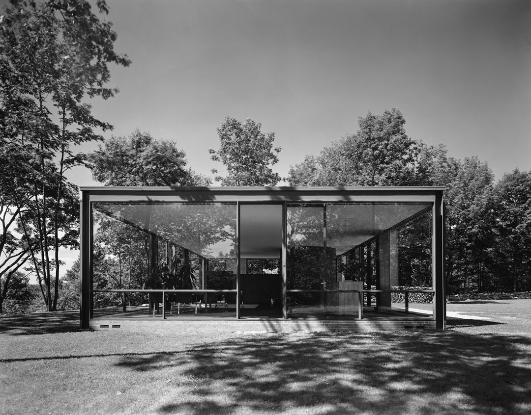 Philip Johnson Glass House (1949), New Canaan, CT, 1949 by Ezra Stoller