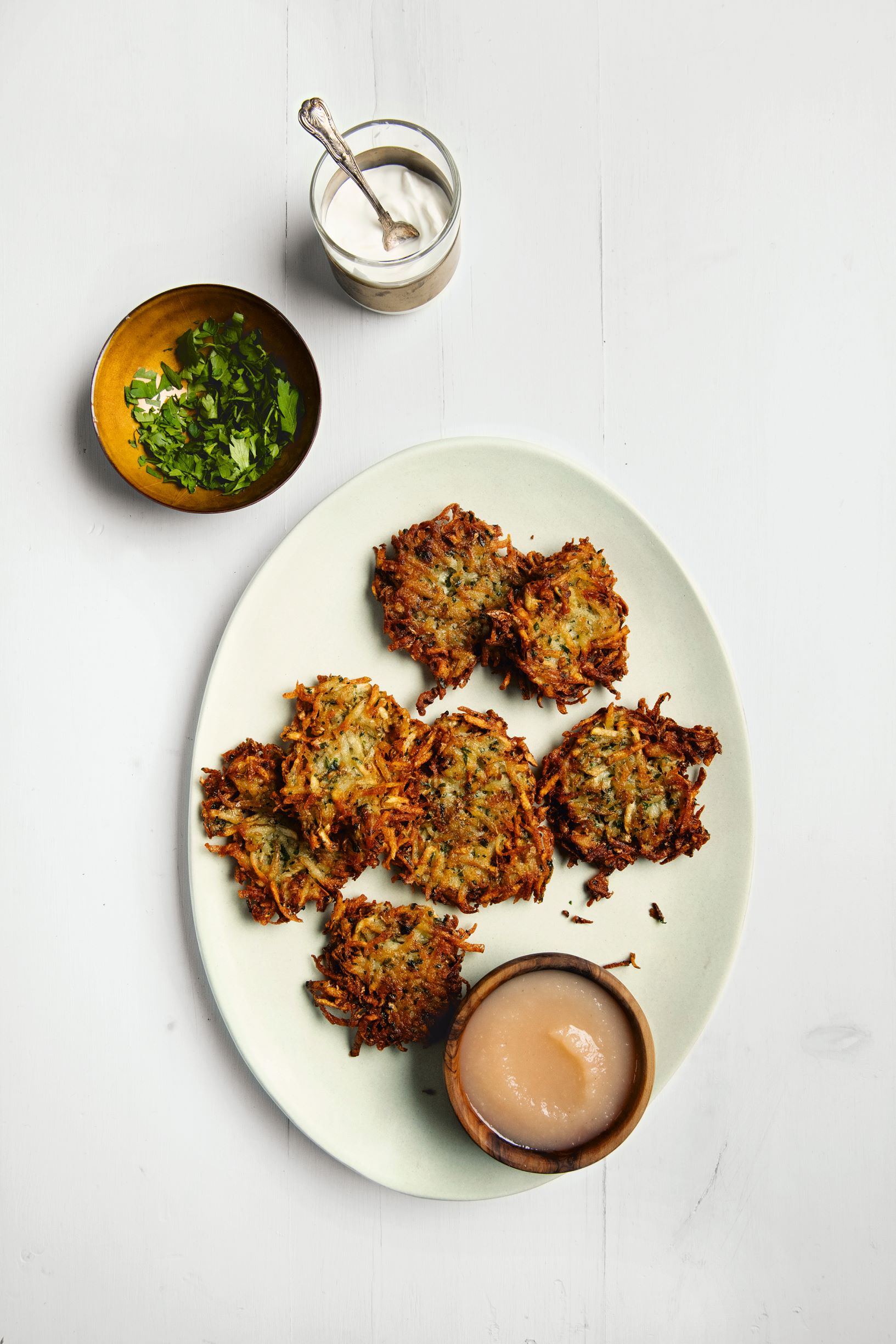 Potato latkes - The Jewish Cookbook