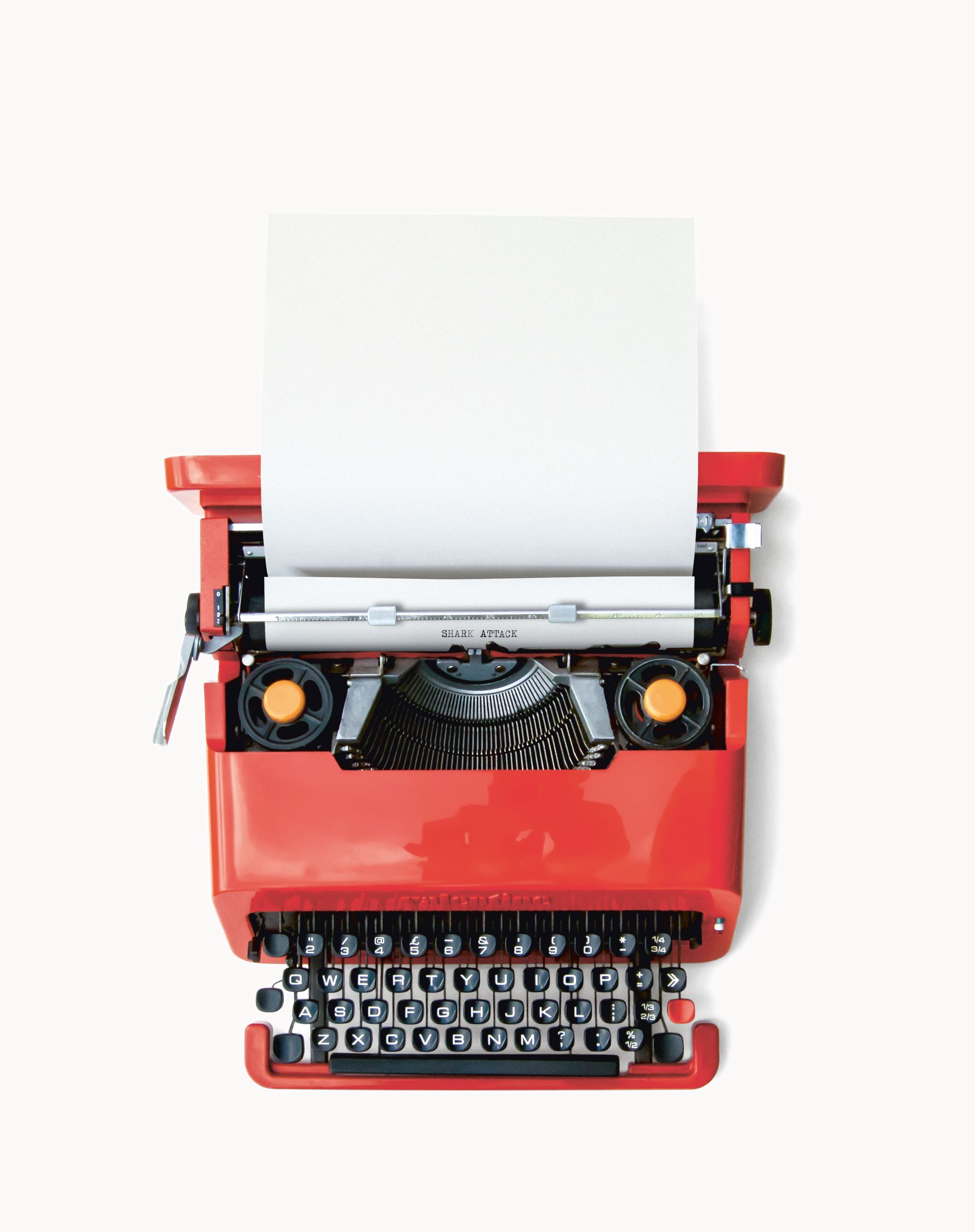 Olivetti Valentine (1968 (nicknamed “The Portable Red”), photograph by Bruce Atkins, collection of John Gloyne 