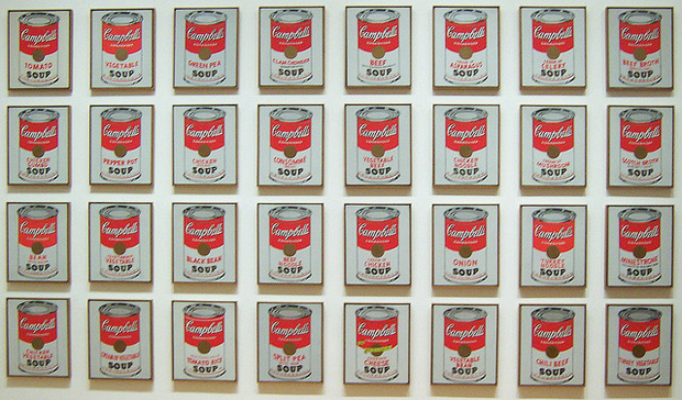 32 Campbell's Soup Cans 1962 - Andy Warhol