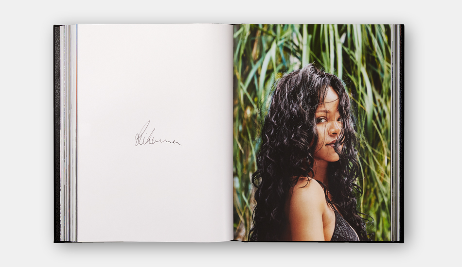 A spread from Rihanna: Fenty x Phaidon edition