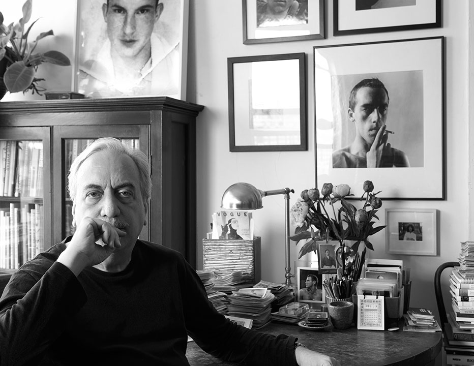 Vince Aletti photographed  in his apartment by Jason Schmidt (@jasonschmidtstudio; jasonschmidtartists.com)