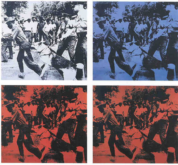 Race Riot (1964) by Andy Warhol