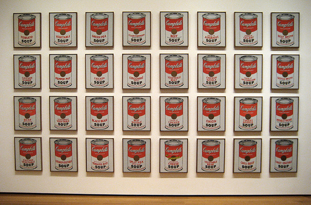 32 Campbell's Soup Cans (1962) - Andy Warhol