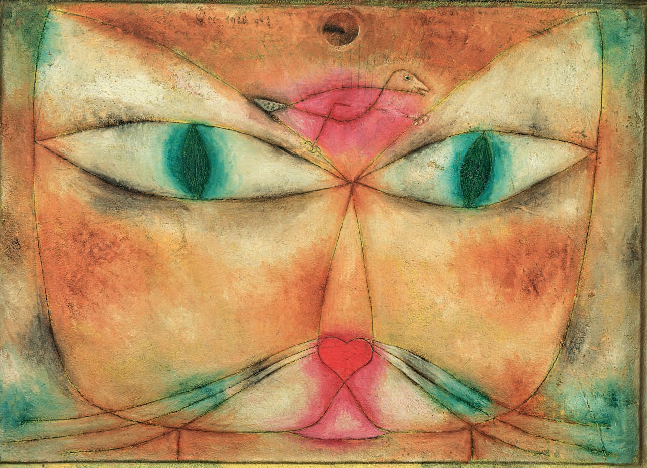 Cat and Bird (1928) by Paul Klee. As featured in Animal