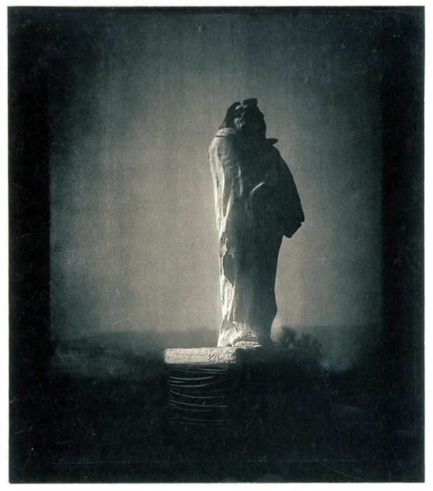 Edward Steichen, Balzac: the Silhouette: 4AM, 1980. From our Auguste Rodin monograph