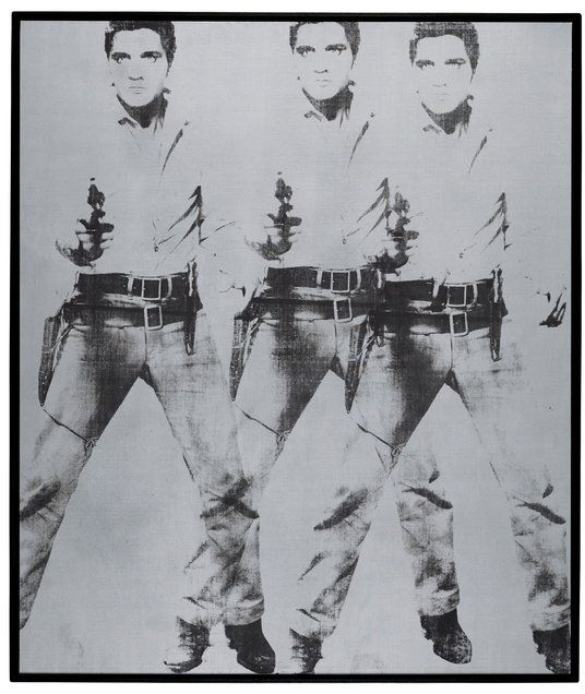 Triple Elvis (1963) by Andy Warhol. The Andy Warhol Foundation for the Visual Arts, Inc./Artists Rights Society (ARS), New York