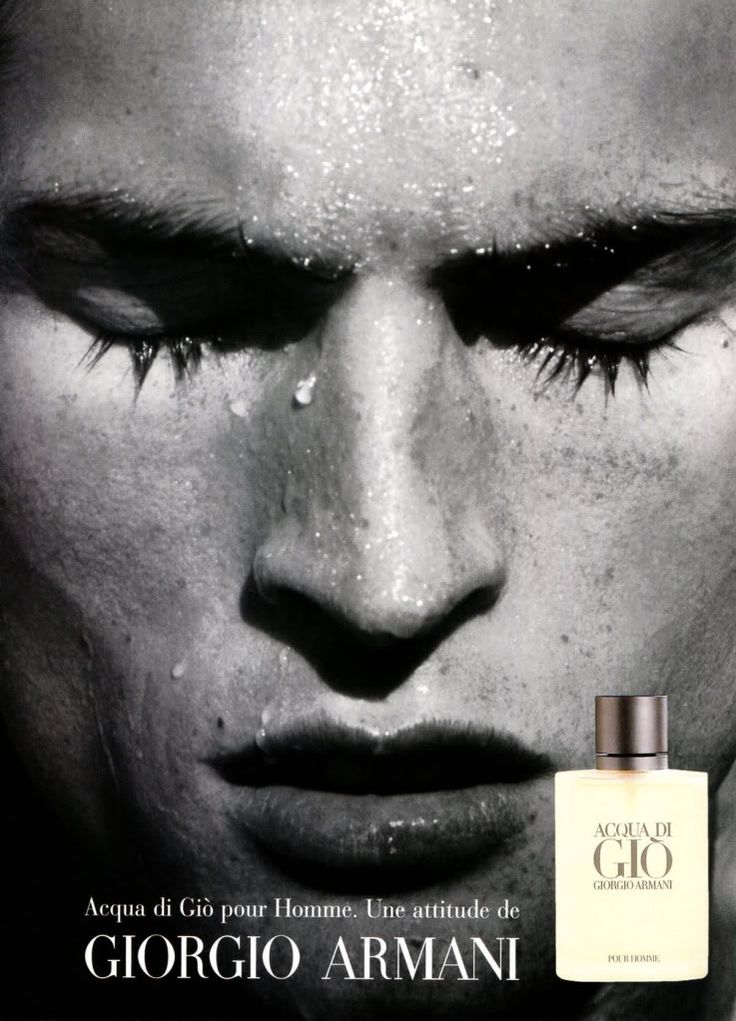 The 1996 campaign for Acqua di Giò, art directed by Fabien Baron