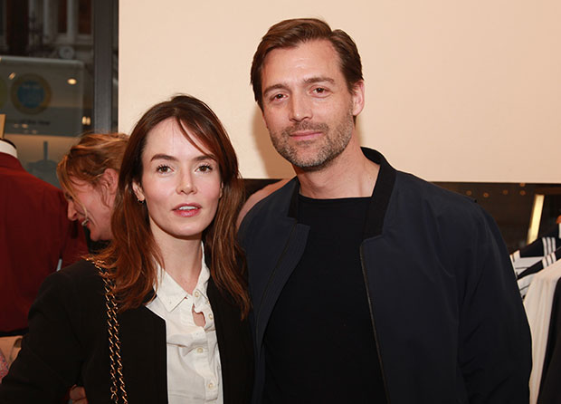 Patrick grant and Valene Kane at the Martin Parr Real Food launch at E.Tautz - photo by Jose Cuevas http://www.josecuevas.co.uk
