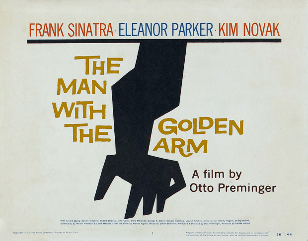 The Man With The  Golden Arm poster (1955) by Saul Bass