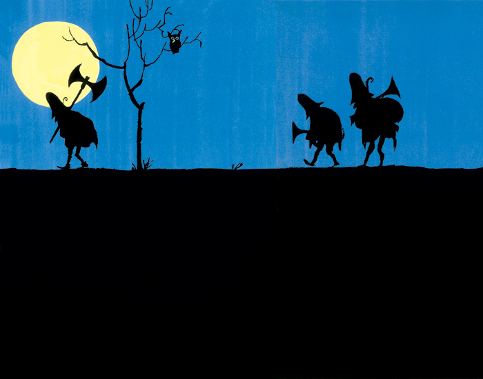 A lads' night out? The Three Robbers, by Tomi Ungerer