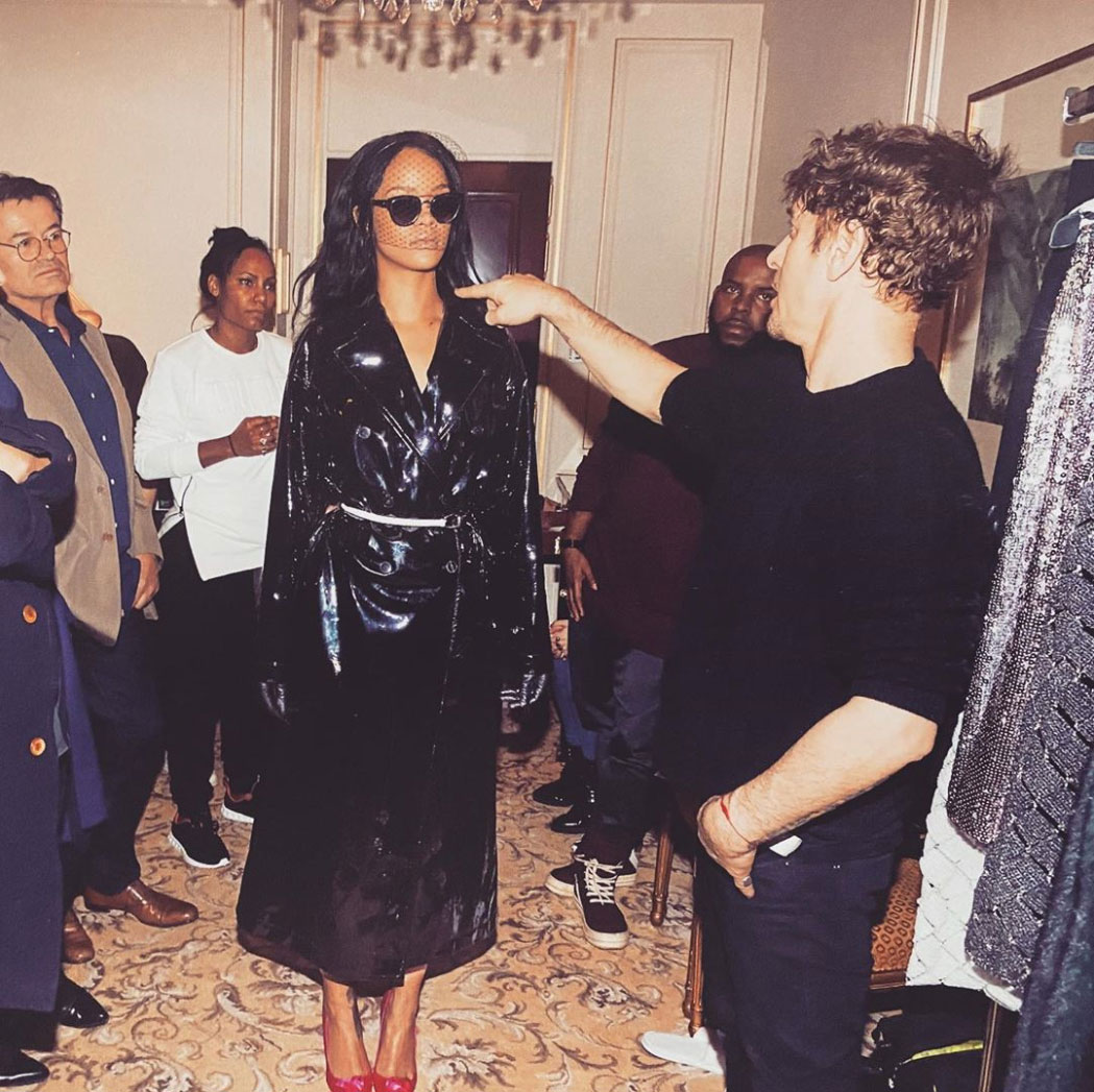 Steven Klein on the set with Rihanna in Paris from our new Rihanna book. Thanks for Steven Klein's studio for sharing this on Instagram (@stevenkleinstudio)