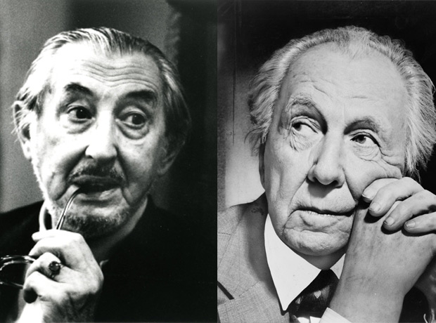 Left: Carlo Scarpa; right: Frank Lloyd Wright
