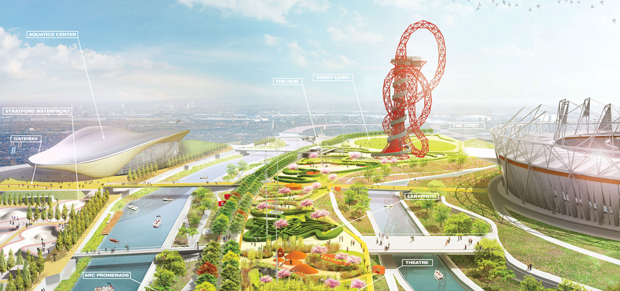 James Corner's plans for the Olympic Park