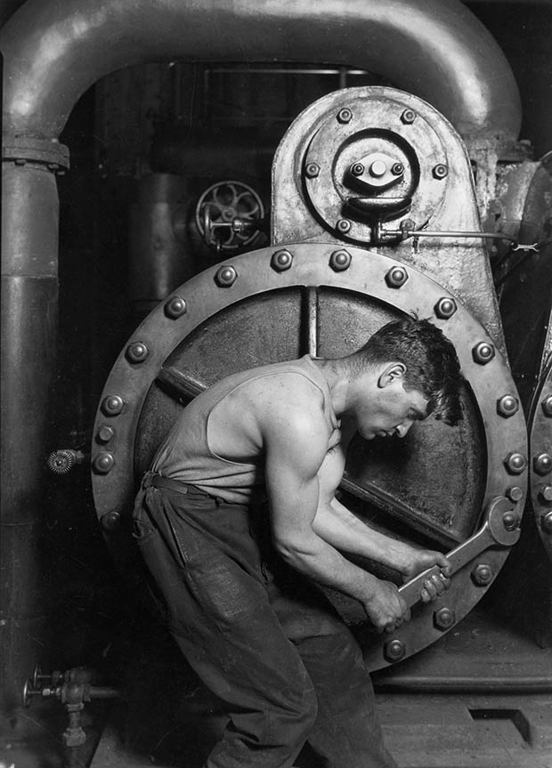 Steamfitter (1920) by Lewis Hine