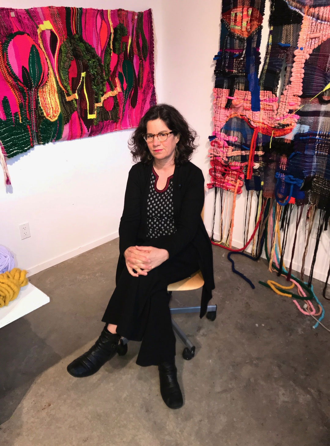 Terri Friedman in her studio